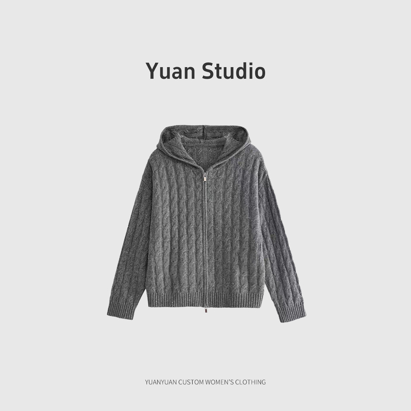 【Yuan】(Length 52cm) Y-370 Wool Knit Sweater