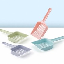 Pet cat litter shovel new candy color high-value handle cat toilet small shovel poop picker cat cleaning supplies