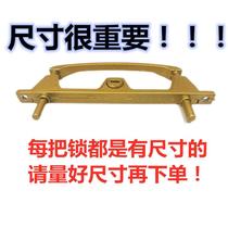 Diamond mesh Two-column lock double point lock screen window lock aluminium alloy with key multipoint lock door window accessories