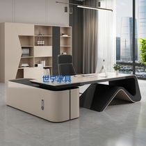 Новый Baking Varnish Desk Boss Table Minimalist Modern Creative Light Extravagant Designer High-end Large Class Table