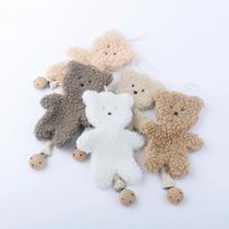 Plush Bear Baby Pacifier Clip Chain Newborn Dummy Nipple Hol