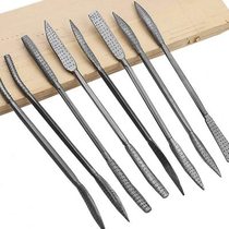 Italian-style woodworking special-shaped assorted files set hardwood woodworking files wood carving files sanding tools wood files 8-piece set