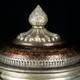 Tibetan retro storage box storage box tsampa box candy box ritual rice box pure copper living room decoration ornaments