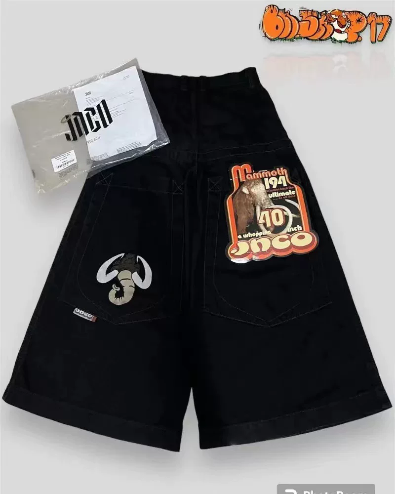 [Streetwear JNCO Jeans Y2k Hip Hop Cartoon Graphic Print Vint]