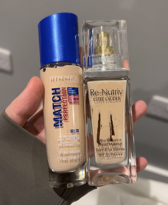 Fake One, Penalty Ten~ Rimmel 25-Hour Liquid Foundation, Long-Lasting Oil Control, Moisturizing, Concealer for Dry and Oily Skin, 30ml