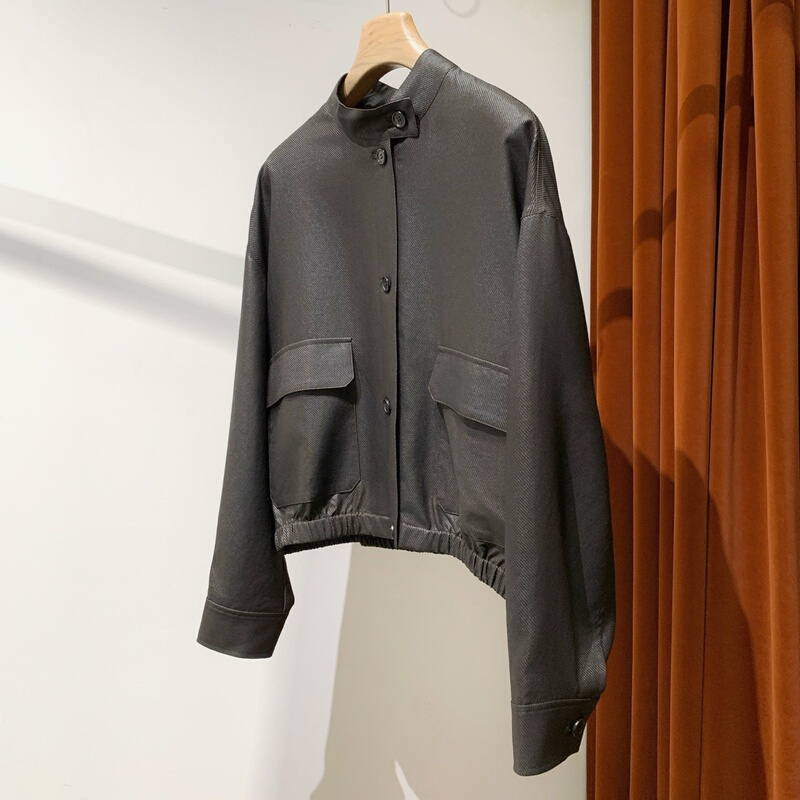 Intangible Cultural Heritage ~ Authentic Product from Shunde ~ Genuine Handmade Twill Xiangyun Silk Craftsmanship ~ Black Silk Jacket