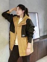 Spring Japanese retro outdoor mountaineering jacket with contrasting color design for men and women loose workwear jacket