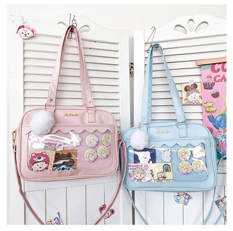 Japanese Kawaii Shoulder Bag For Women кожзаменитель Leather Itabag Tra OTHER / Other 