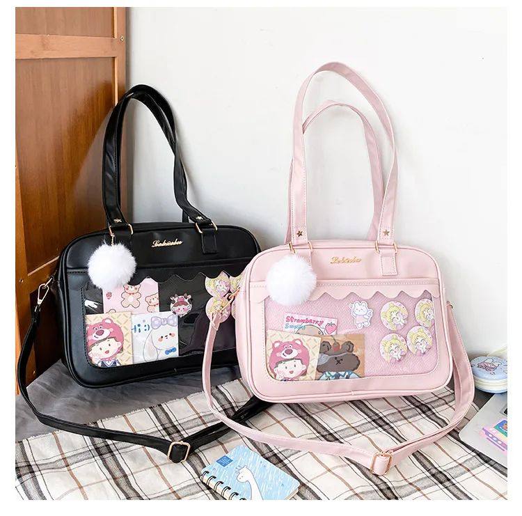 Japanese Kawaii Shoulder Bag For Women кожзаменитель Leather Itabag Tra OTHER / Other 