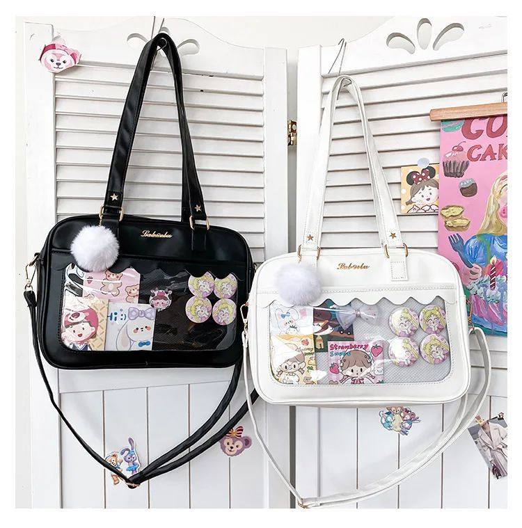 Japanese Kawaii Shoulder Bag For Women кожзаменитель Leather Itabag Tra OTHER / Other 