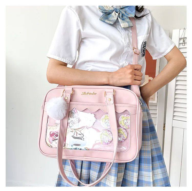 Japanese Kawaii Shoulder Bag For Women кожзаменитель Leather Itabag Tra OTHER / Other 
