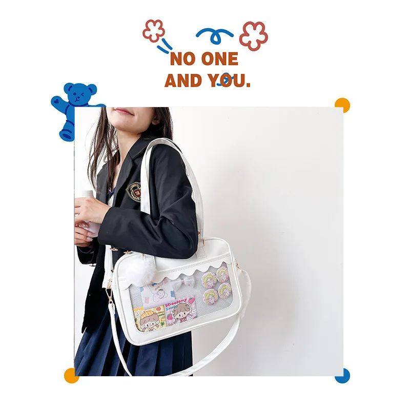 Japanese Kawaii Shoulder Bag For Women кожзаменитель Leather Itabag Tra OTHER / Other 