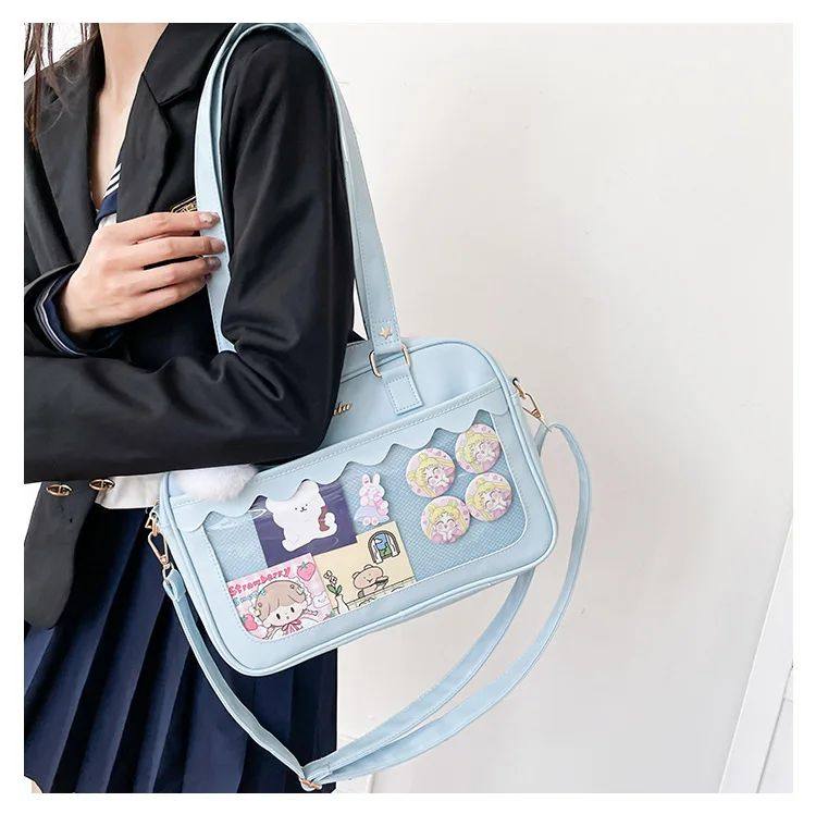 Japanese Kawaii Shoulder Bag For Women кожзаменитель Leather Itabag Tra OTHER / Other 