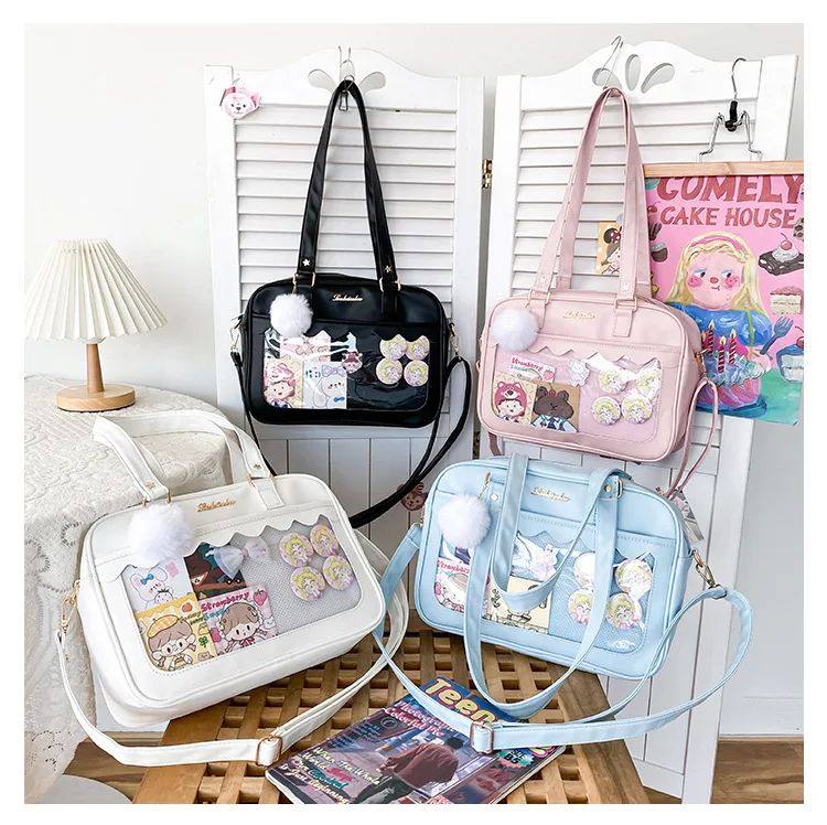 Japanese Kawaii Shoulder Bag For Women кожзаменитель Leather Itabag Tra OTHER / Other 