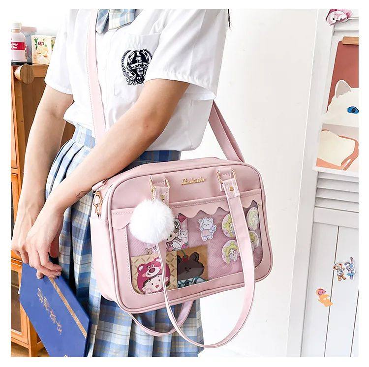 Japanese Kawaii Shoulder Bag For Women кожзаменитель Leather Itabag Tra OTHER / Other 