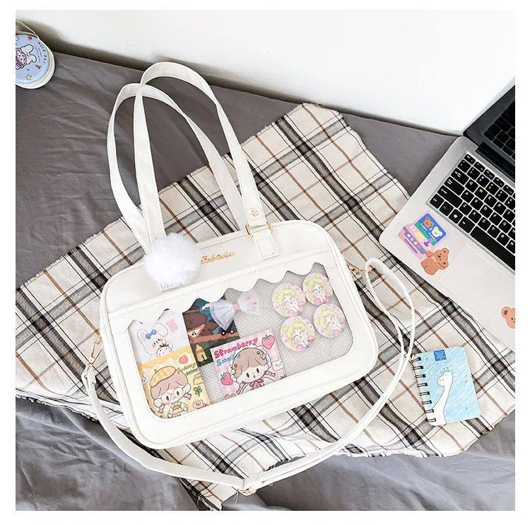 Japanese Kawaii Shoulder Bag For Women кожзаменитель Leather Itabag Tra OTHER / Other 
