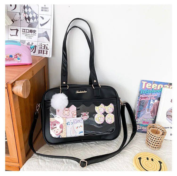 Japanese Kawaii Shoulder Bag For Women кожзаменитель Leather Itabag Tra OTHER / Other 