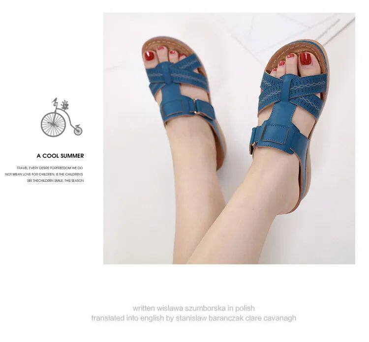 Мода снега сапоги 2023 summer women wedge sandals premium orthopedic open toe OTHER