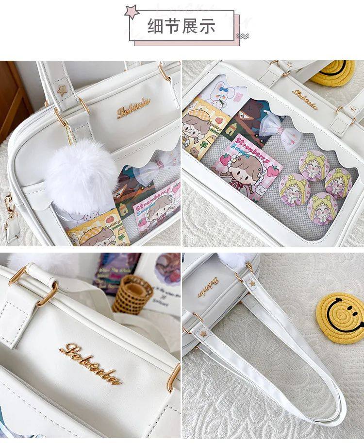 Japanese Kawaii Shoulder Bag For Women кожзаменитель Leather Itabag Tra OTHER / Other 