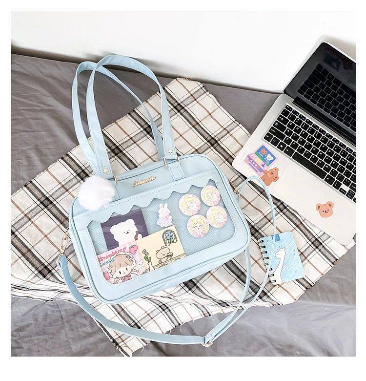 Japanese Kawaii Shoulder Bag For Women кожзаменитель Leather Itabag Tra OTHER / Other 