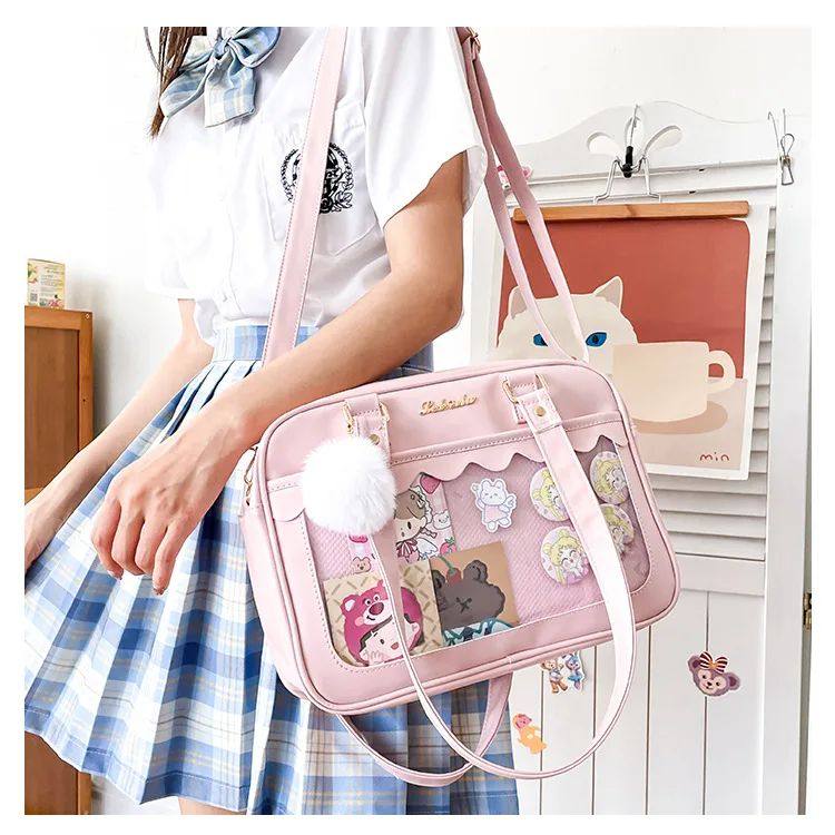 Japanese Kawaii Shoulder Bag For Women кожзаменитель Leather Itabag Tra OTHER / Other 
