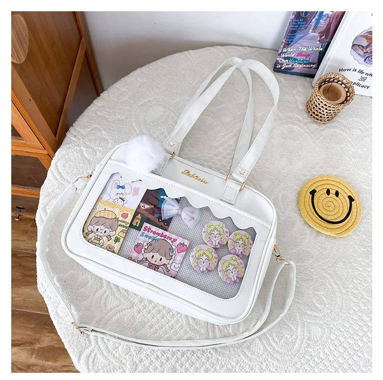 Japanese Kawaii Shoulder Bag For Women кожзаменитель Leather Itabag Tra OTHER / Other 