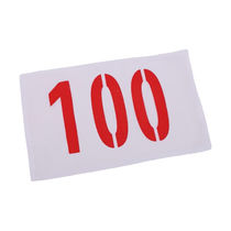 Qing Hongling Number Book Athletes Competition Number Cards 50 pieces 001-050 (pins) about 25*17