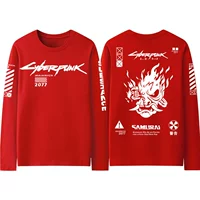 Красный лонгслив