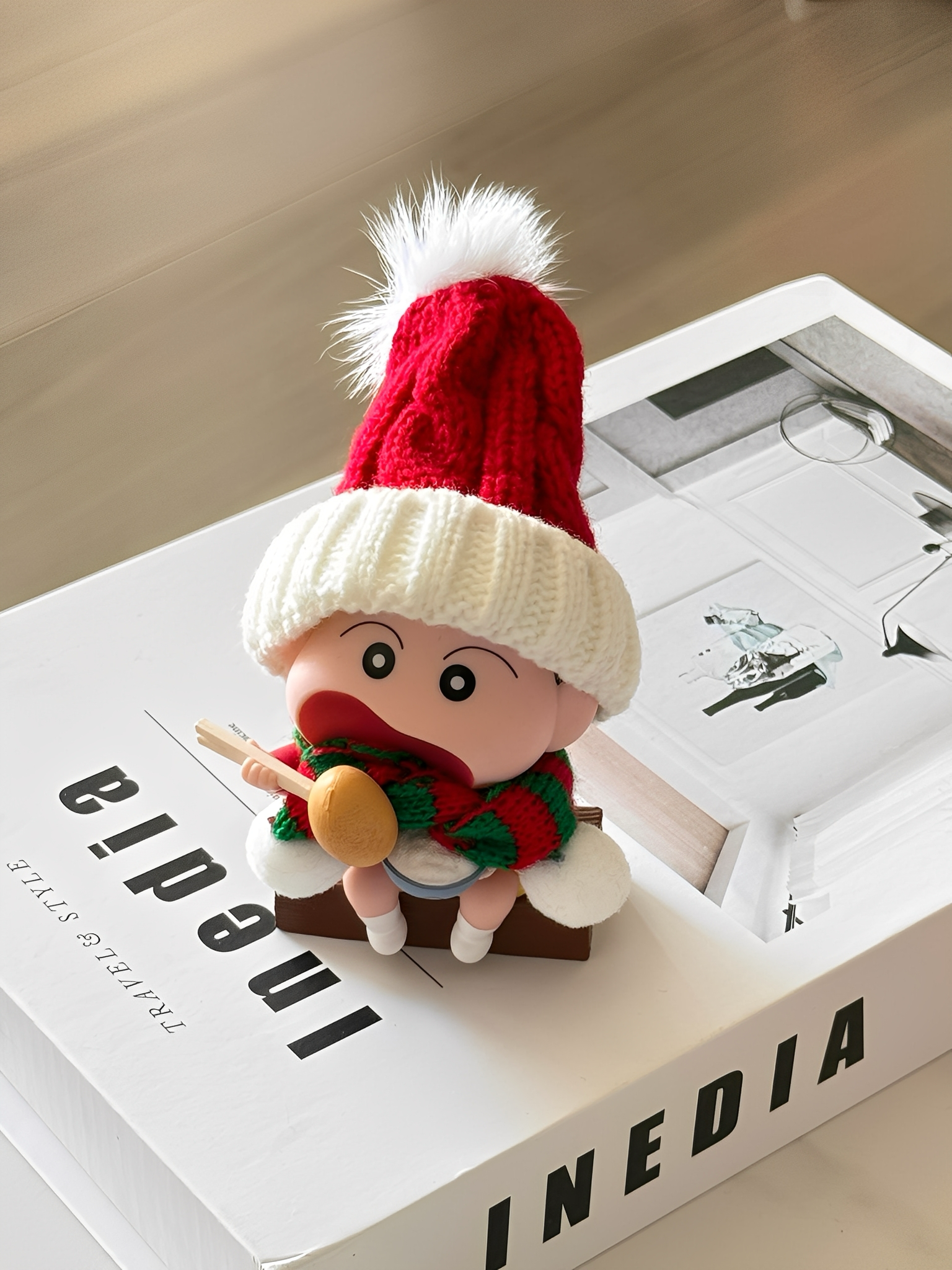 Crayon Shin-Chan Potato Figure Cute Cartoon Car Decoration Creative Anime Desktop Ornament Birthday Gift