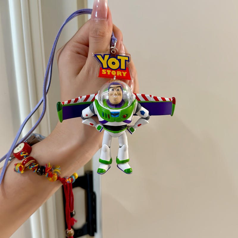 Authentic Buzz Lightyear Car Pendant Toy Story Creative Car Decoration Hanging Ornament Gift for Friends