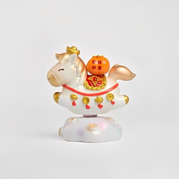 Good Luck and Prosperity, Creative Little Horse Figurine, Get Rich Soon, Car Decoration Ornament, Birthday Gift for Friends