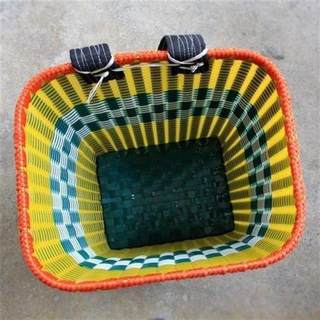 手工竹编背篓重庆贵州四川背篼y竹篾竹背筐收纳筐舞蹈道具背篼耐