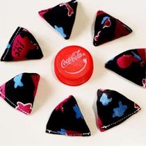 Small sandbag hand-grabbing stones trumpet kindergarten children primary school students handmade triangular sandbag throwing stones game toy