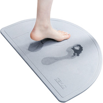 Customized diatom mud absorbent foot pad diatomaceous earth quick-drying non-slip mat bathroom door toilet bathroom absorbent floor