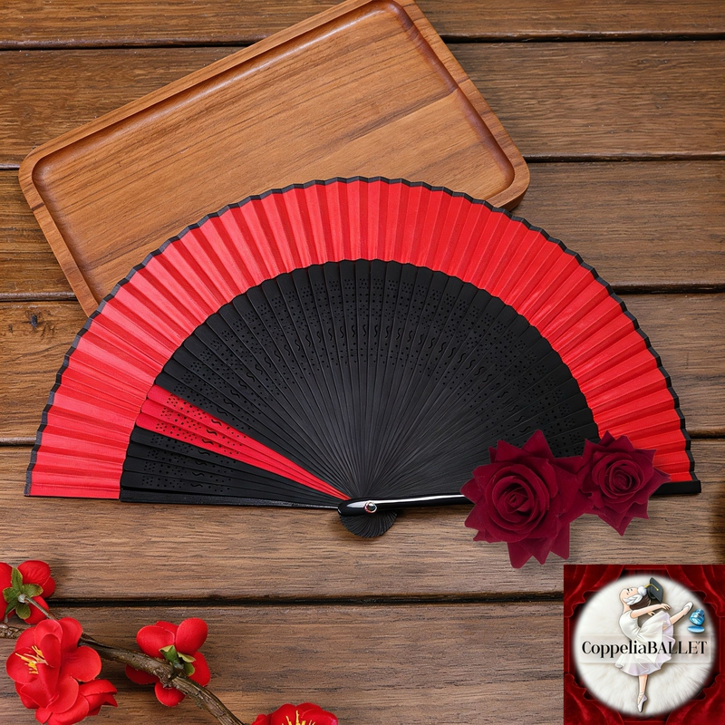 Dance Props｜Don Quixote Spanish Ballet Fan, Ethnic Chinese Style Folding Fan