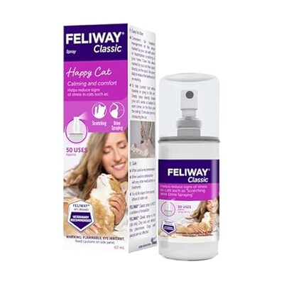 FELIWAY Classic Успокаивающий спрей с феромонами для кошек (60 мл)