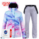 NASA ski suits women's suit single board winter waterproof thickening Northeast Harbin snow ເດີນທາງອຸປະກອນອົບອຸ່ນ windproof