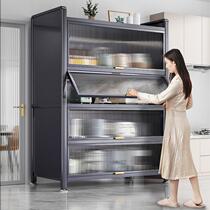 Kitchen rack floor-standing multi-layer wall-mounted multi-functional storage cabinet cupboard storage cabinet storage cabinet cupboard sideboard