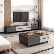 TV cabinet simple modern living room home 202 new light luxury floor-standing small apartment coffee table TV cabinet combination