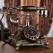Retro rotary dial European-style home telephone antique living room telephone fixed wired landline retro telephone