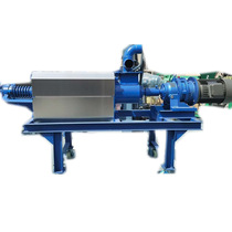 Fruit pomace distillers grain dehydration screw press residue extrusion tea pulp residue dehydration squeeze drying solid-liquid separator