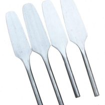 Stainless steel brick knife all-steel double-sided tile knife bricklayers wall mortar brick knife new small handle trowel knife