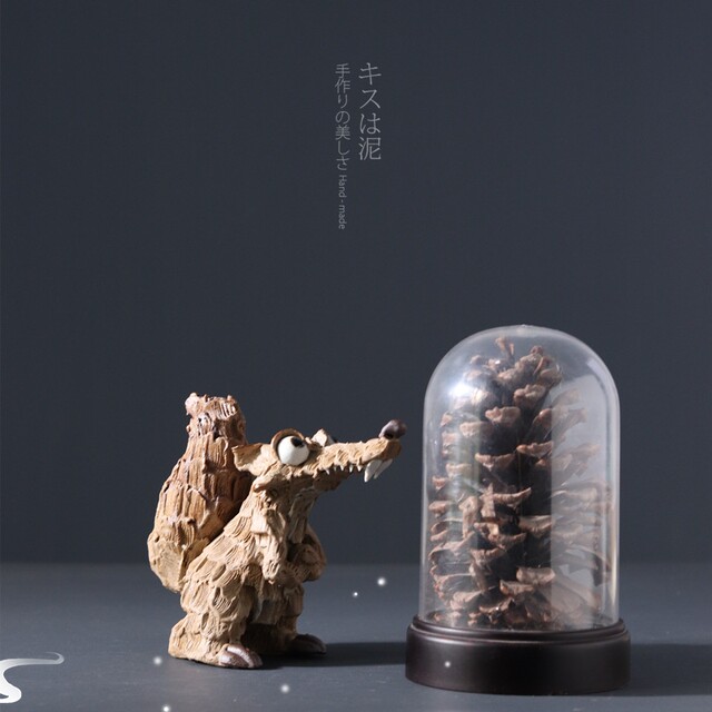 Chu Ceramics Jingdezhen Ceramics Ice Age Squirrel Sloth Figurine Home Decoration Ornaments Clay Crafts Gifts