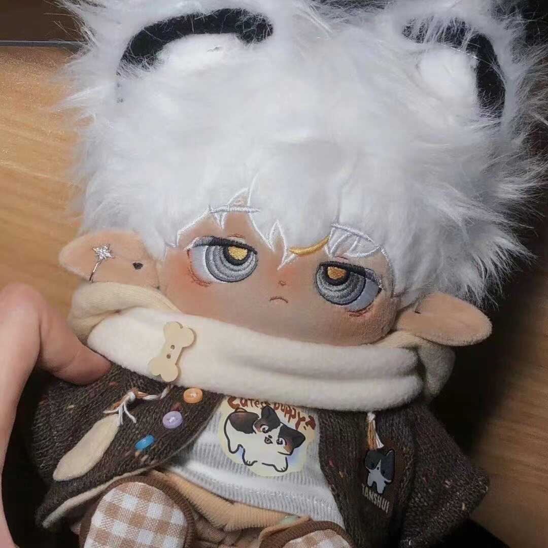 ranfren ルーサー 棉花娃娃 20cm チーク付き I fitted him with a new skeleton, now he can move, it's adorable