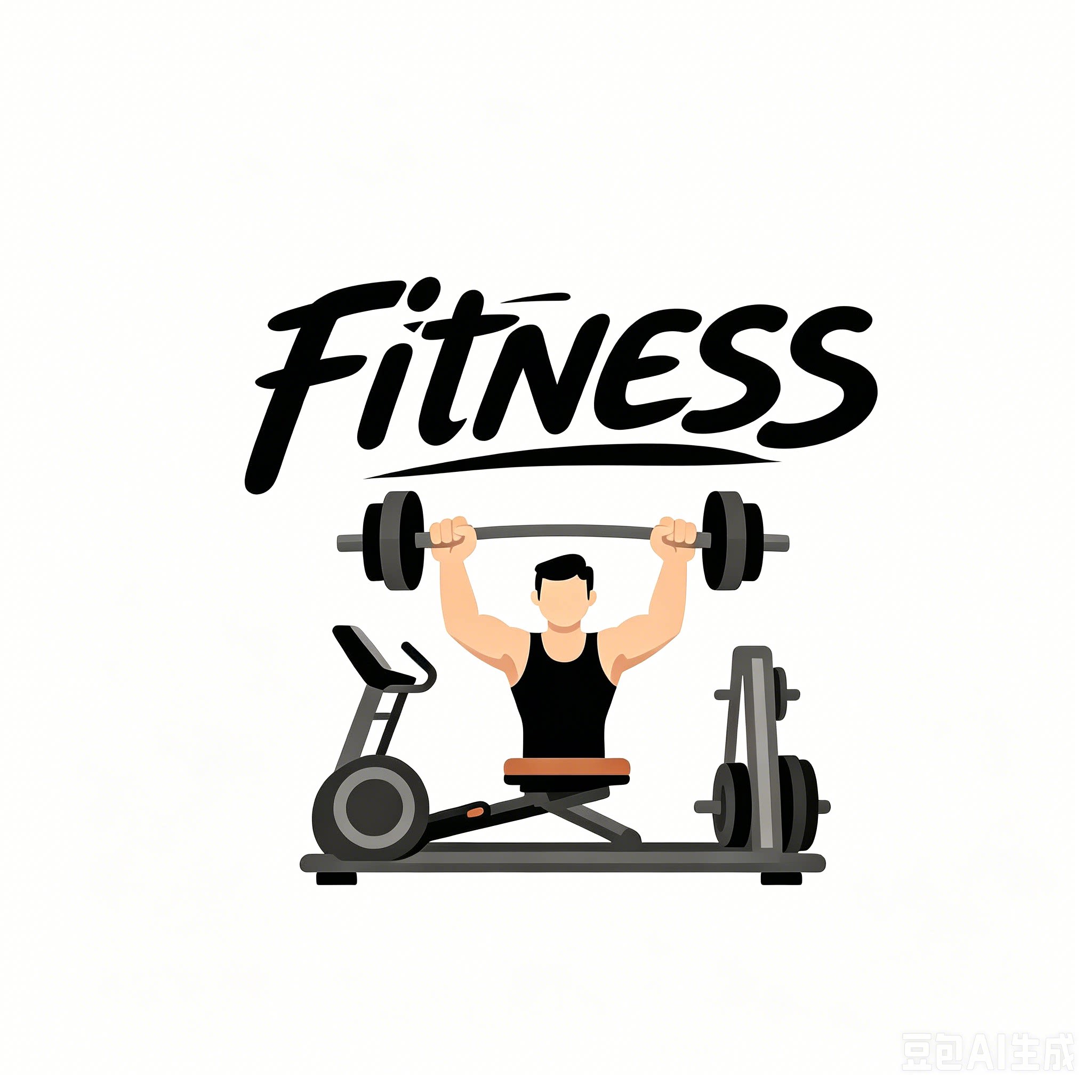 德国FITNESS高端运动健身馆的LOGO