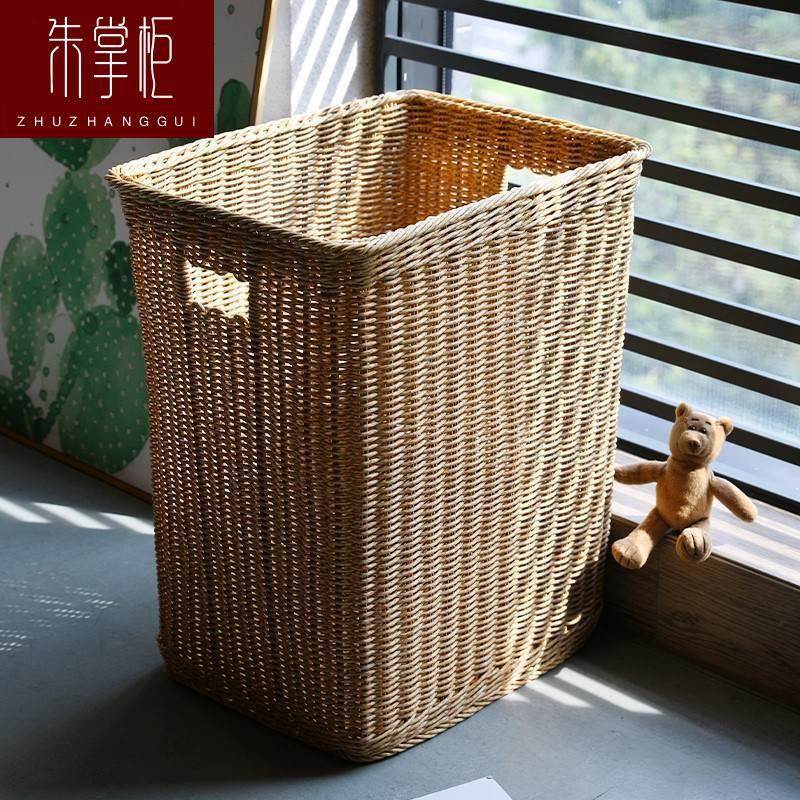 Calligraphy and painting bucket containing painting cylinder paper book newspaper Woven Imitation Vine work containing basket Book Room Calligraphy Painting Hand Scroll Basket big number-Taobao