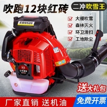 Greenhouse snow blower four-stroke backpack high-power gasoline hair dryer wind fire extinguisher fallen leaf construction site blower