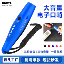 High decibel blow-free electronic whistle basket football sports referee pet pigeon training distress high volume electronic whistle