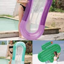 Summer beach toys inflatable floating row pineapple floating bed swimming ring lifebuoy seaside water fruit air cushion for adults