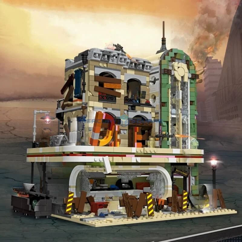 Downtown Diner Apocalypse Restaurant Doomsday Series MOC 89